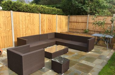 Rattan garden furniture assembled by Flat Pack Dan
